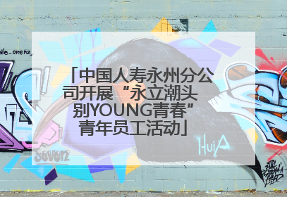 中国人寿永州分公司开展“永立潮头 别YOUNG青春”青年员工活动